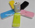 Mobile Phone / Ipad Tube Portable Power Bank 4400mAh With LED Light