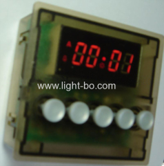 Custom 4-digit 10mm Super Green 7 Segment Led display for Oven Timer Control