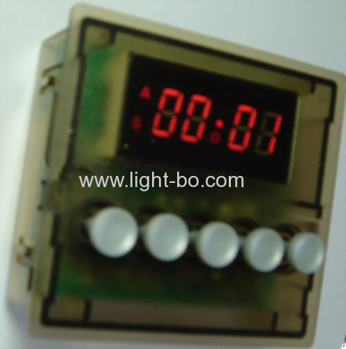 Personalizado de 4 dígitos 10 milímetros Super Green 7 Segment Display LED para controle Timer Forno