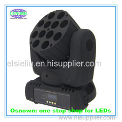 12pcs 10W 4 in 1 High Brightness LEDs RGBW Stage Moving Head Wash Light