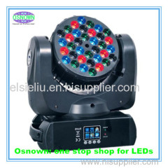 36pcs 4W High Focus LED Beam Stage Moving Head Wash Light