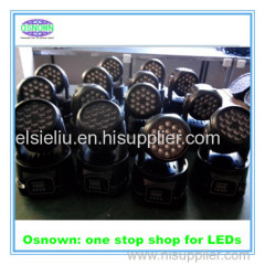 18 Pcs 1W/3W Mini LED Moving Head Wash Beam Light