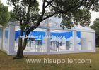 Transparent PVC Fabric Clear Span Tent , Aluminum Alloy Garden Party Tent