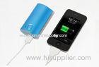 LED Light Power Bank External Battery 5600mAh , Mobile Power Bank OEM