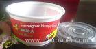 Eco-Friendly Round White Disposable Plastic Bowls 850ml For Fastfood