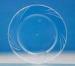 7" Round Plastic Clear Disposable Salad Bowls Food Grade For Fruit Salad