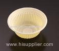 white Disposable plastic serving bowls / disposable plastic cups with lid