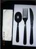 Napkin Kit Disposable Plastic Cutlery White For Eating Fast Food