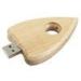 Heart Shape Wooden Thumb Drive , Ec-friendly Wooden USB Flash Drive 8GB with Large Print