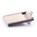 Turnover Compact Bamboo Wooden Thumb Drive , Eco-friendly Engraving Logo Custom USB Flash Drive