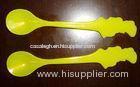 30mm Disposable Plastic Cutlery PS Yellow For Ice Cream Spoons