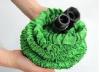 Green 100ft elastic magic garden hose with TPR + ABS + Polyester