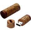 Wine Cork Shaped Wooden Thumb Drive USB Password Protect