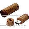 Wine Cork Shaped Wooden Thumb Drive USB Password Protect