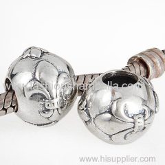 European Style Sterling Silver fleur de lis Beads