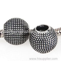 European Style Sterling Silver Nepal Beads
