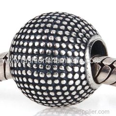 European Style Sterling Silver Nepal Beads