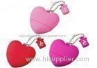 Windows Xp 16G Heart Shape Plastic USB Drives KC-088 With Metal Part