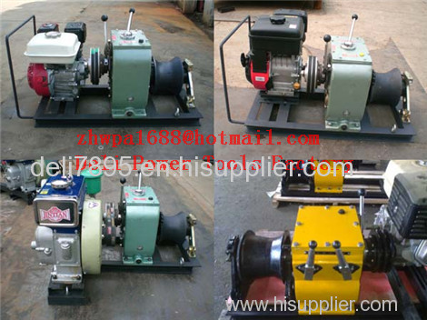 cable puller Cable Drum Winch Cable pulling winch