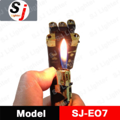 Electronic torch lighter with solid color