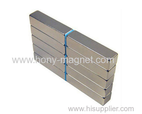 High performance ni coating strong flat bar magnet