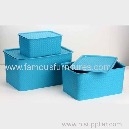 plastic household storage box