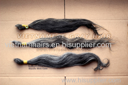 Vietnam gray hair 100% virgin
