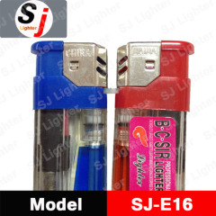 Plastic electric cigarette lighter