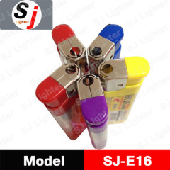 Plastic electric cigarette lighter