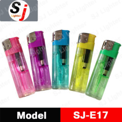 Transparent plastic lighter gas lighter