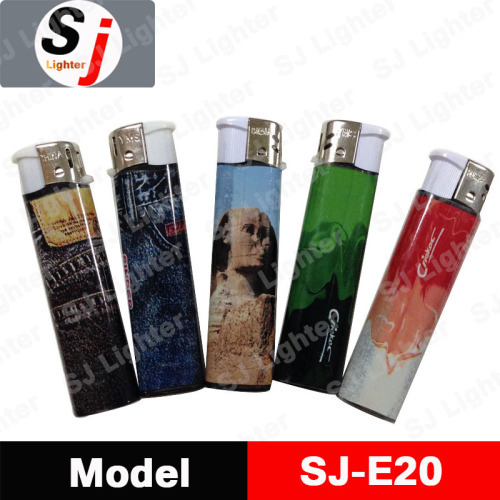 Electronic cigarette lighter for promotion