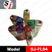 Electronic disposable lighter with LED lighte