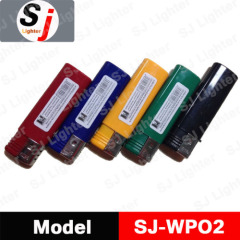 Windproof lighter with solid color