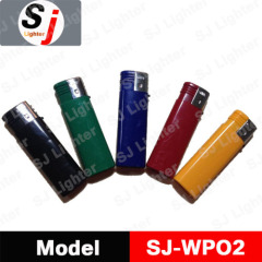 Windproof lighter with solid color