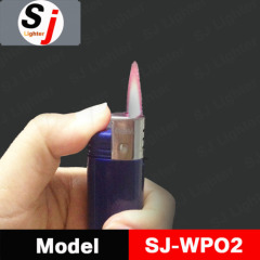Windproof lighter with solid color