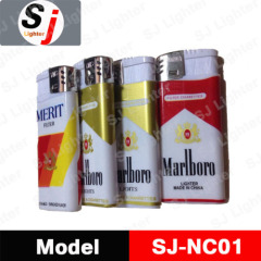 Branded lighter with customized logo or srticker