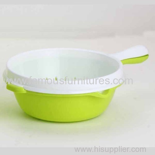 Kitchen plastic drop basket