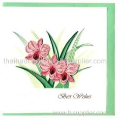 Flower 3D pop up greeting card