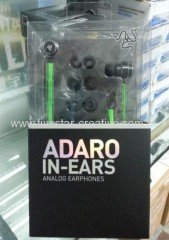 Razer Adaro In-Ears Analog Music Headphones Black from China manufacturer