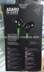 Razer Adaro In-Ears Analog Music Headphones Black from China manufacturer