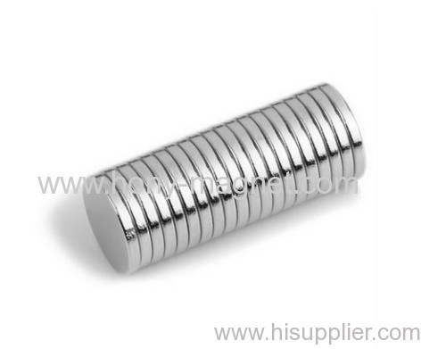 High grade sintered neodymium coin magnets