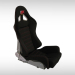 Universal adjustable black Car Racing Seat