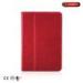 Durable Red Women Cowhide Ipad Mini Leather Covers Ipad Mini / 2 Flip Case