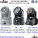 DiscoStage RGB Mini Moving Head Wash / Beam Light AC 90V-240V 50-60Hz