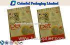 Three Side Seal Ziplock Pet Food Packaging pouch Food Grade for dog food