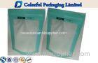 Durable Ziplock laminated Aluminum Foil Stand up Pouch for Socks , Cloth
