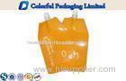 Soymilk Stand Up Pouch With Spout , Laminated stand up foil pouches