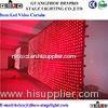 LED Vision Curtain Fireproof Velvet Cloth LED Stage Backdrop Voice Control
