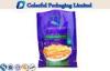 Three Side Sealing food packaging pouches for Potato Chips / snack