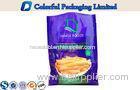 Three Side Sealing food packaging pouches for Potato Chips / snack